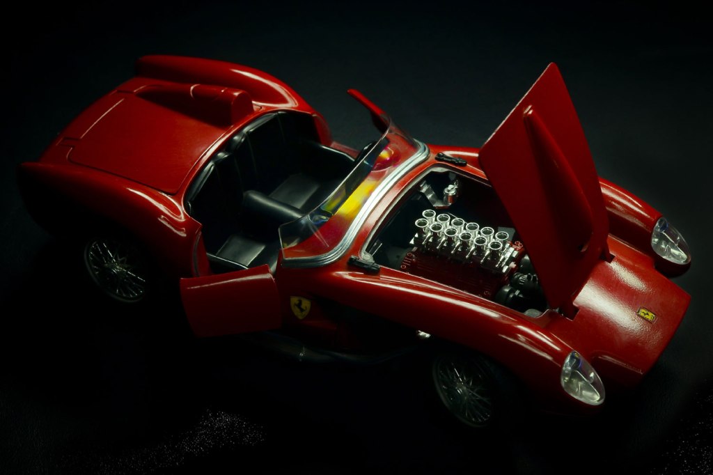 miniature ferrari 250 gto model car