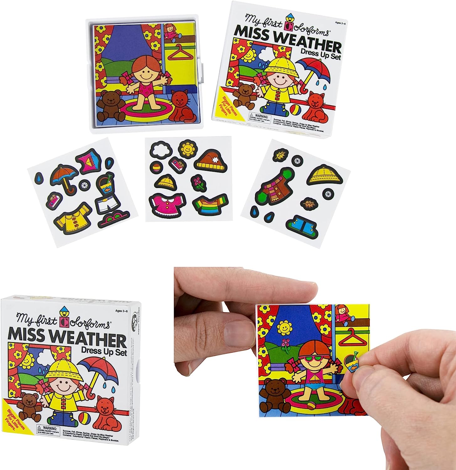 World’s Smallest Colorforms | Set of Two – Miniature Versions of Things